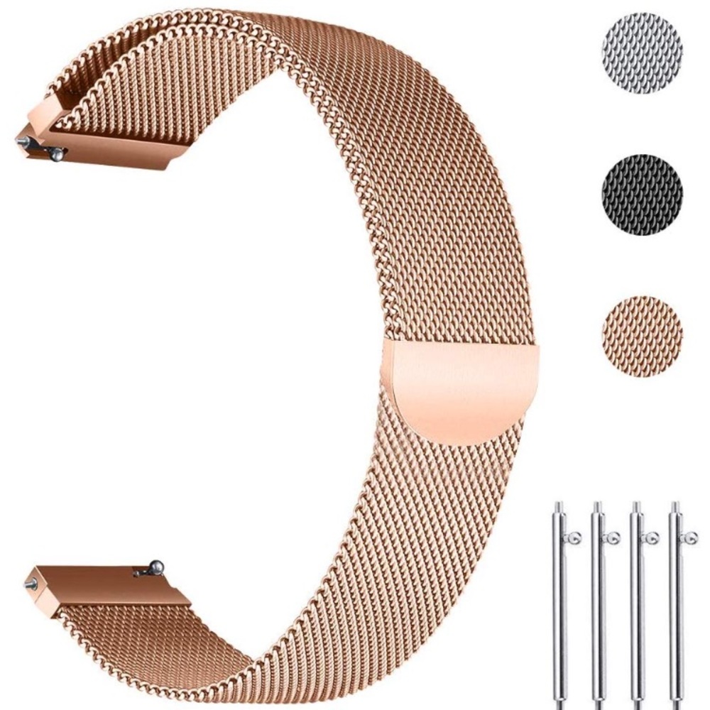 Rose gold watch band